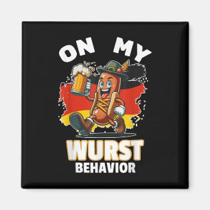 Imã Cachorro Quente No Meu Comportamento De Wurst Home