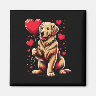 Imã Cachorro Retriever Dourado Dia dos Namorados Dono