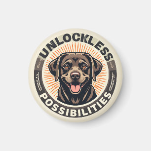 Imã Cachorro Simbolizando Otimismo e Possibilidades In