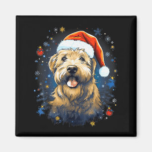 Imã Cachorro Terrier de Capa Macia de Natal Homens Nat