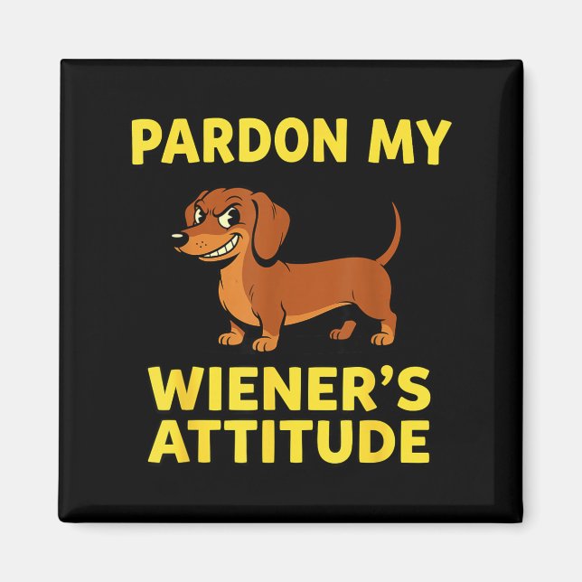 Imã Cachorro Vienense Dachshund  (Frente)