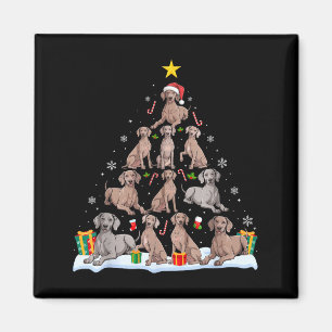 Imã Cachorro Weimaraner Árvore de Natal Pet Amantes de