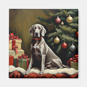 Imã Cachorro Weimaraner Natal