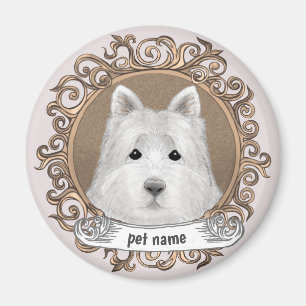 Imã Cachorro Westie