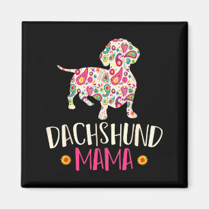 Imã Cachorro Wiener Mom Weenie Vintage Dachshund