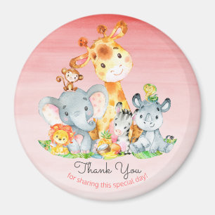 Imã Cachorros Caçários Safari Selva Animais Obrigado