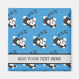 Imã Cachorros-do-Havanês Dormindo Proprietário de Anim