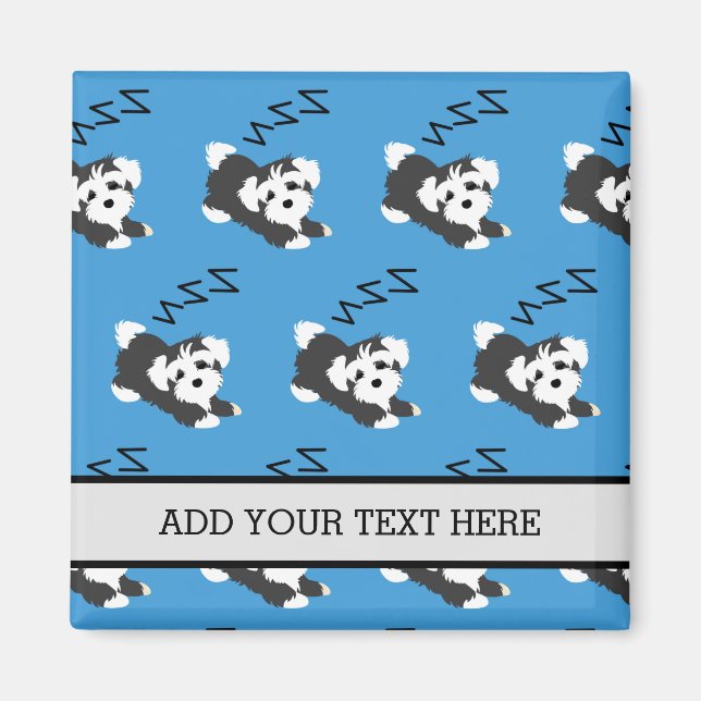 Imã Cachorros-do-Havanês Dormindo Proprietário de Anim (Frente)