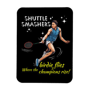 Ímã Cachorros Do Shuttle: Onde A Birdie Voa E O Carimb