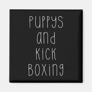 Imã Cachorros E Kickboxing Hobby Divertido 