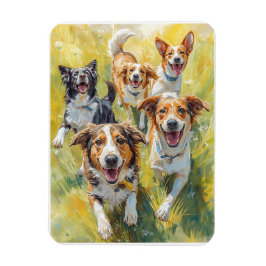 Ímã Cachorros Felizes 