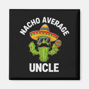 Imã Cacto tio médio nacho com sombrero cinco deN