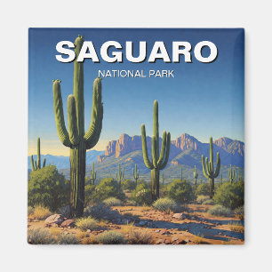 Imã Cactos no Parque Nacional de Saguaro Souvenir