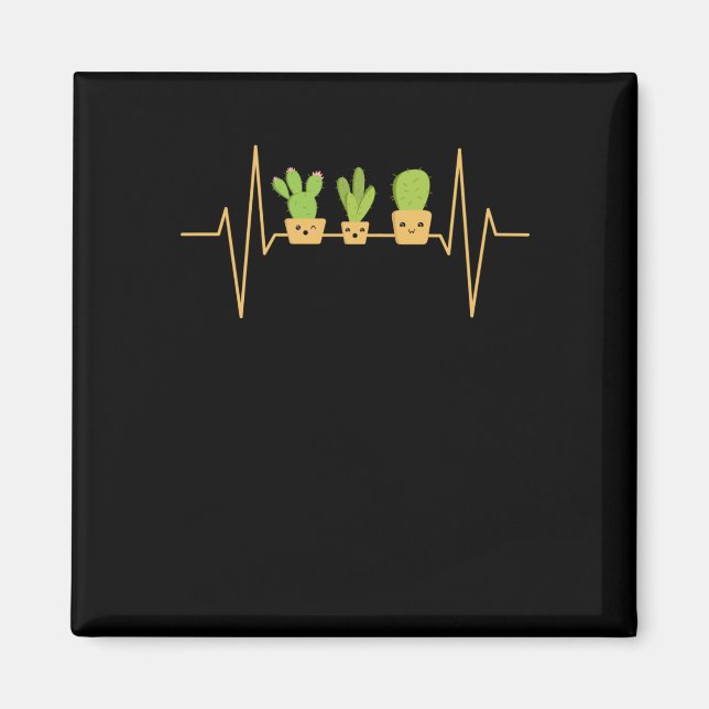 Imã Cactus Heartbeat (Frente)