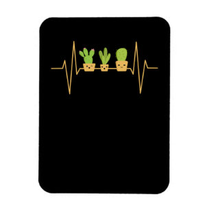 Ímã Cactus Heartbeat