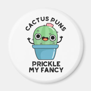 Imã Cactus Puns Pica Pica Meu Rico Foguete De Plantas