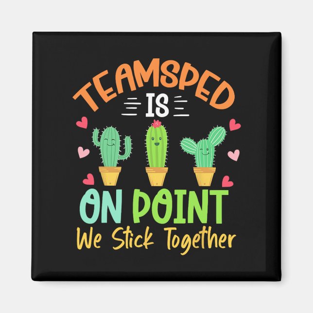 Imã Cactus Sped Squad Team Sped Está No Ponto Em Que F (Frente)