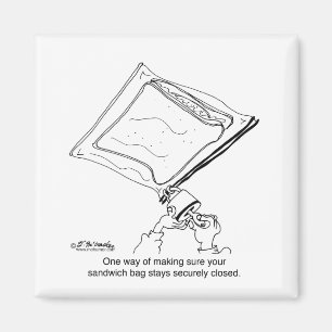 Imã Cadeado do saco w/a do sanduíche