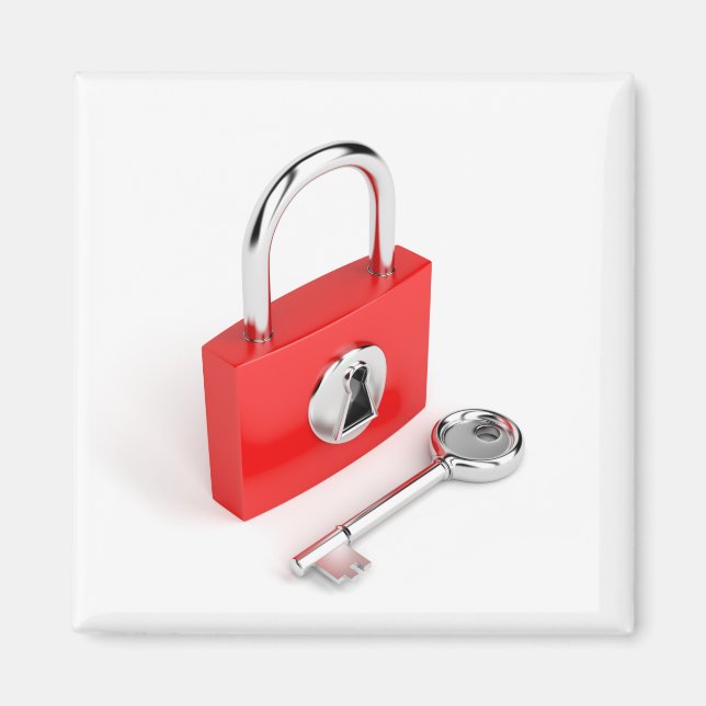 Imã Cadeado e chave (Frente)