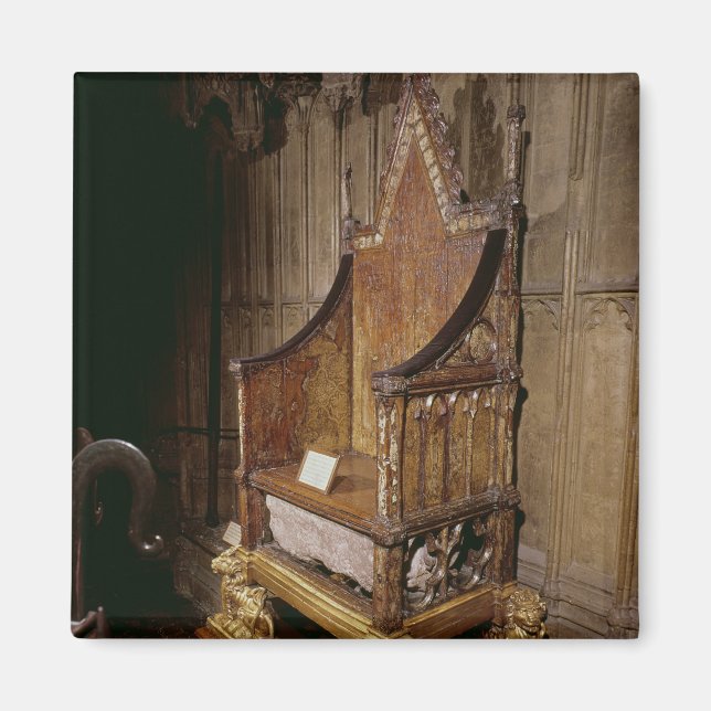 Imã Cadeira de coroação feita para Edward I por 'Walte (Frente)