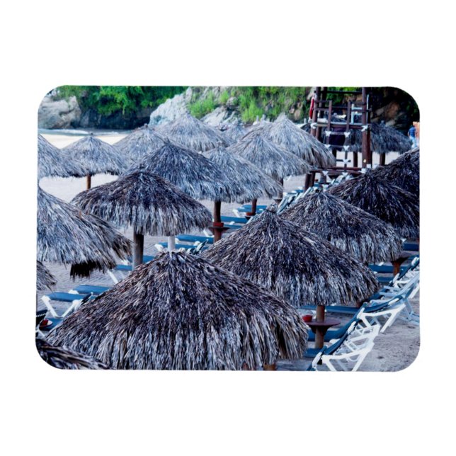 Ímã Cadeiras E Abrigos De Praia (Horizontal)