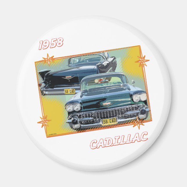 Imã cadillac 3 de 1958 (Frente)
