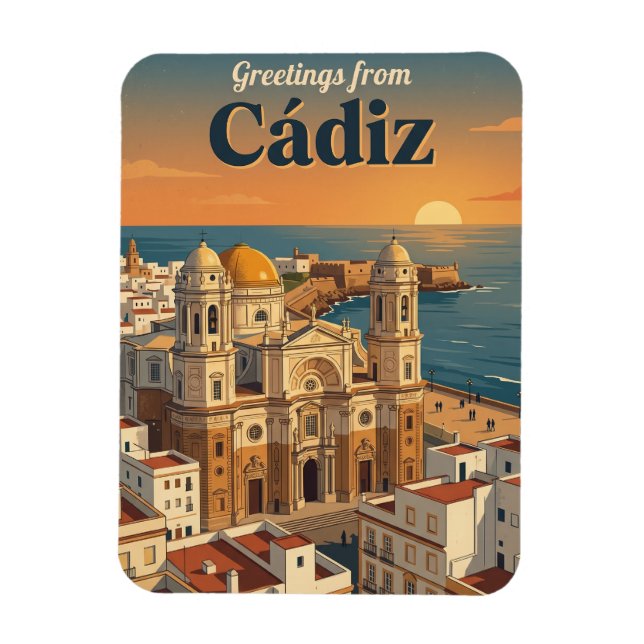 Ímã Cádiz Espanha (Vertical)