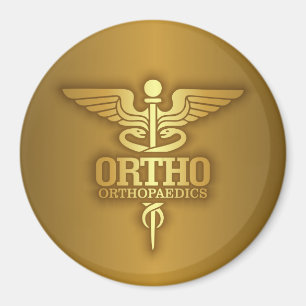 Imã Caduceus Dourado (ORTO)