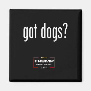 Imã Cães Comendo Os Gatos De Cães - Trump Faz Animais