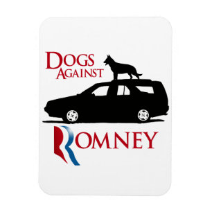 Ímã Cães contra Romney - .png