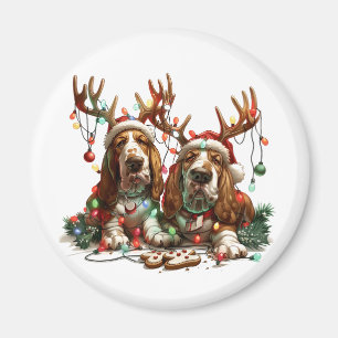 Imã Cães de Cães de Caça de Natal