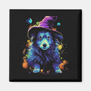 Imã Cães de Halloween Westi Caminhada de Cães de Hallo