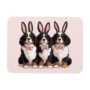 Ímã Cães de Montanha Bernese páscoas