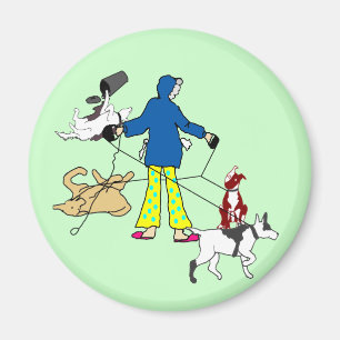 Imã Cães de passeio de Flyball