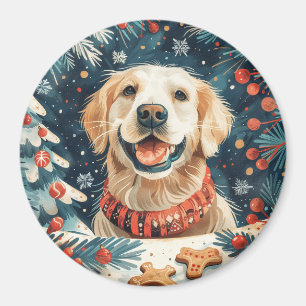 Imã Cães de varejo de Ouro de Natal