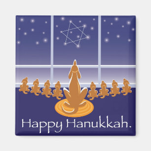 Imã Cães de WagsToWishes_Menorah