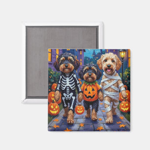Imã Cães Havanese Fantasias de Halloween Trick-or-Trea