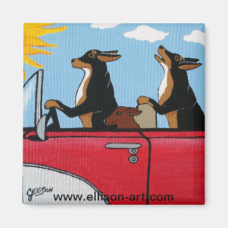 Imã Cães Joy Ride Magnet