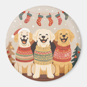 Imã Cães Labrador Retriever de Natal