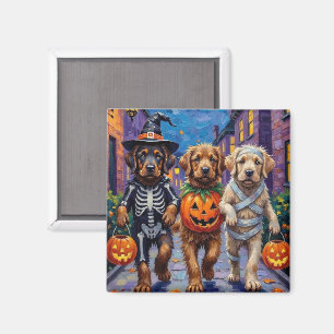Imã Cães Mastim Tibetano em Fantasias de Halloween
