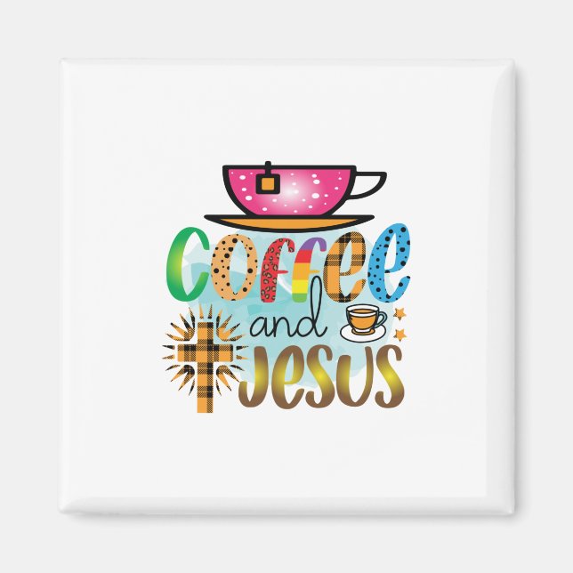 Imã Café Arte Café E Jesus (Frente)
