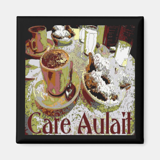 Imã Cafe Aulait, Café de Nova Orleans (Frente)