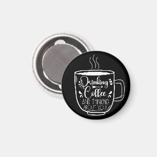 Imã Café bebendo E Viciado Em Aniversário Legal