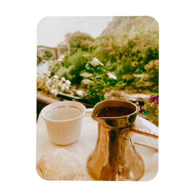 Ímã Café bósnio em Mostar (Vertical)