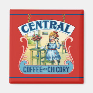 Imã Café Central e Magnetos de Chicória
