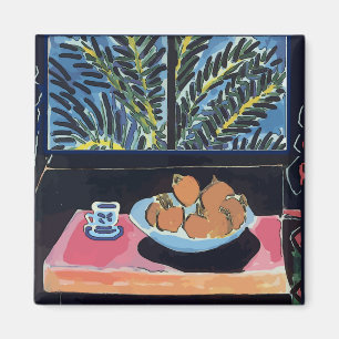 Imã Café com laranjas e café