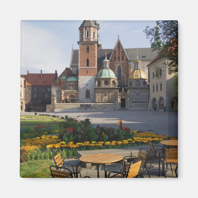 Imã Café com vista para a Catedral de Wawel, Colina de (Frente)