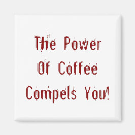 Imã Café Compele Você Vermelho