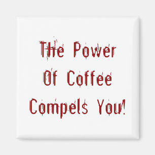 Imã Café Compele Você Vermelho