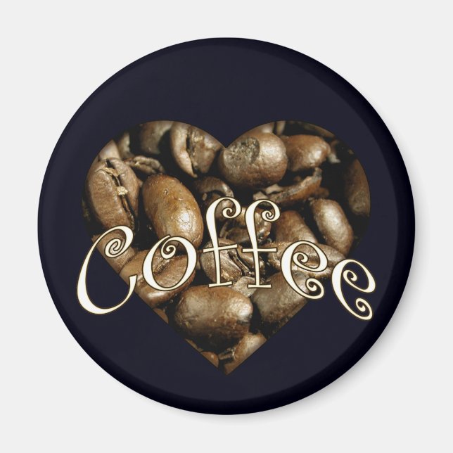 Imã Café Coração (Frente)